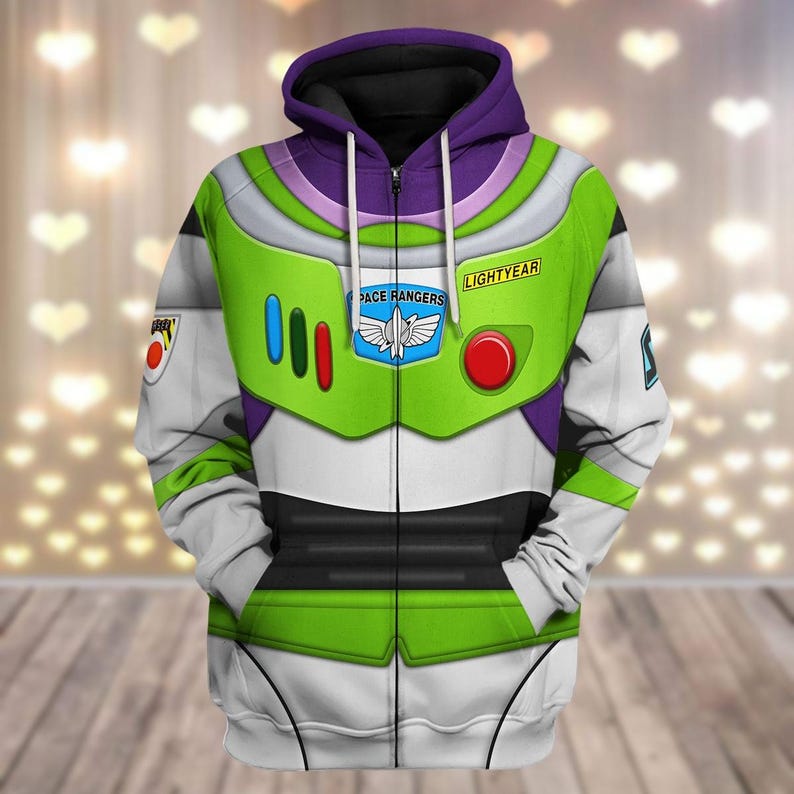 Buzz Lightyear Cosplay Hoodie Jogger, Toy Story Sweatpants Women, Disney Family Trip Costume, Disney Vacation 2025 Workout Clothes
