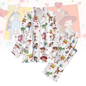 Toy Story Pajamas Set, Woody Jessie Buzz Alien Rex Women Pajamas, Disneyland Family Matching Pajamas, Pixar Toy Story Fan Merch
