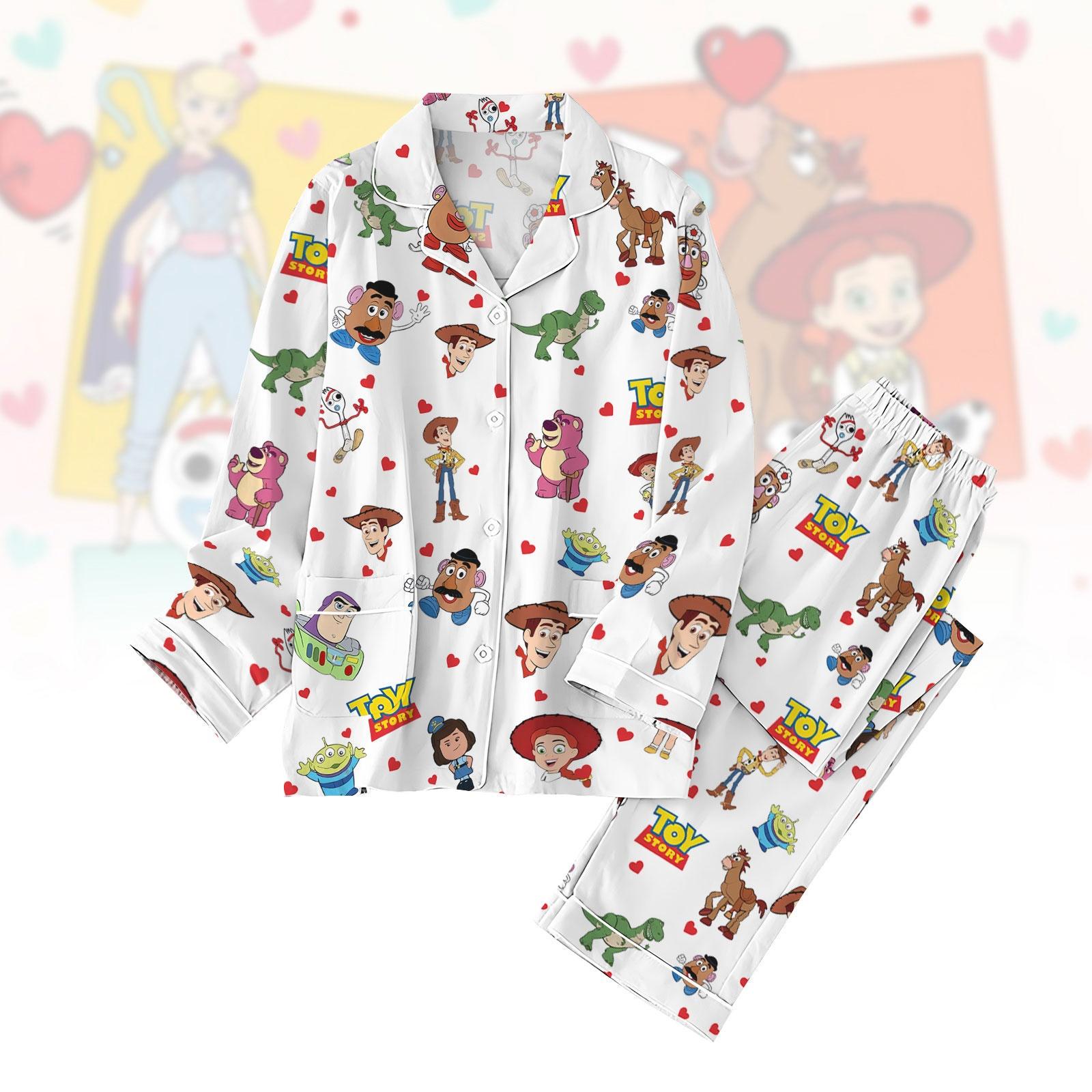 Toy Story Pajamas Set, Woody Jessie Buzz Alien Rex Women Pajamas, Disneyland Family Matching Pajamas, Pixar Toy Story Fan Merch