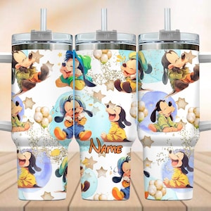 Custom Goofy Dog Tumbler 40oz, Disney A Goofy Movie Water Tumbler, Max Goof Insulated Tumbler, Cartoon Characters Cup