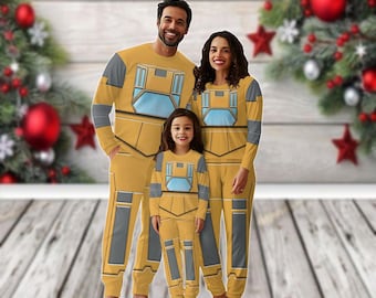 Transformers Sunstreaker Family Pajamas Set, Robot Costume Pajamas Pant, Autobot Midnight Shirt, Matching Family Tee, Christmas Gift