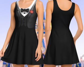 Halloween Mr Big Cosplay Skater Dress, Disney Zootopia Women Dress, Animal Kingdom Running Dress, Disneybound Dress, Funy Mouse Costume