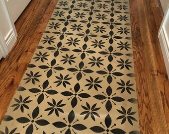 FLOORCLOTH FRENCH COUNTRY Painted Rug 3'x5' - Etsy