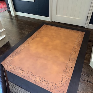 Early American Floorcloth Area Rug. Primitive floor cloth. May House Oil cloth. Expertly hand crafted to last!!!