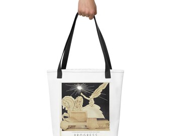 1930s Casket "Progress" tote bag