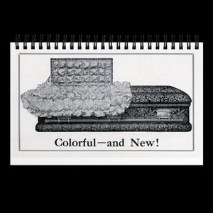 CASKET coffin 1920s NOTEBOOK