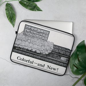 1920s casket - coffin - Laptop Sleeve