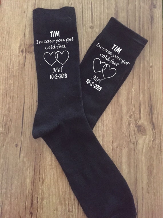 Groom Black Men/'s Socks Bridal Party Wedding Gifts