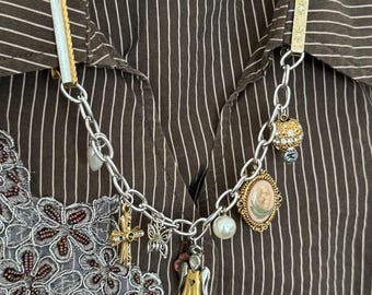DIY Custom Collar Clip Kit - Made with Vintage Materials!