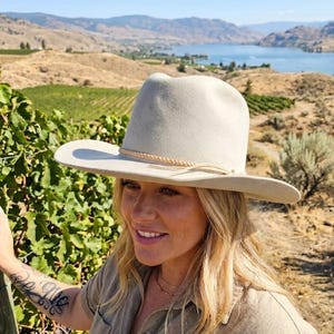 Braided Genuine Suede Hat Band – Custom Fit, Western Style