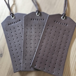Leather Earring Holders, 3 Earring Holders