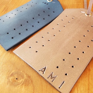 Leather Earring Holder