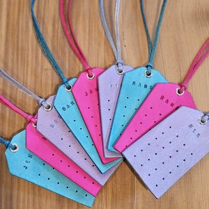 Leather Earring Holders, 3 Small Leather Earring Holders