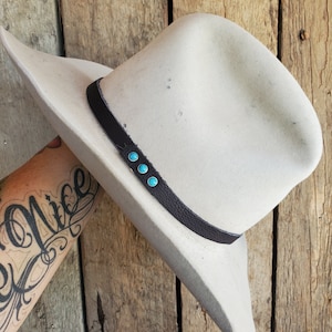 Leather Hat Band, Hat Band, Western Hat Band, Hat Accessories, Cowboy, Cowgirl, Southwestern, Western Hat Band