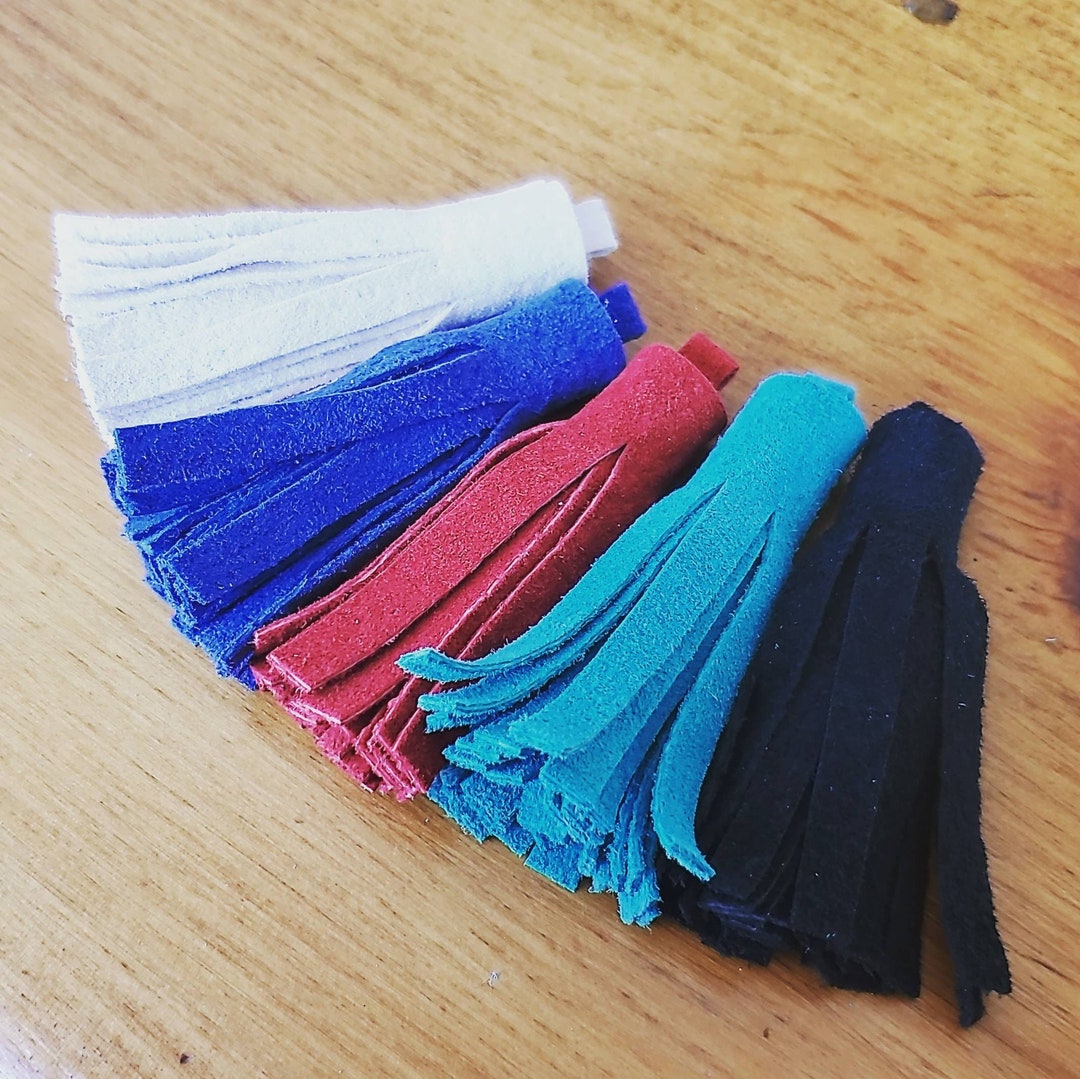 5 Pcs Leather Tassels Small Tassels Purse Supplies Zipper Etsy