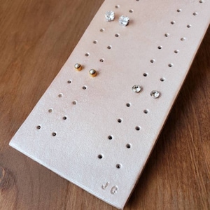 Leather Earring holder