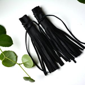 9&quot; hair wraps, Pair of Fringed Braid Hair Ties, Hair Wraps, Leather Hair Wrap,Hair Wrap, Hair Accessory, Fringe Hair Wrap, Hair Accessory