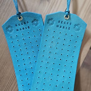 Leather Earring Holder, 30 pair large stud earring holder, earring tote, earring holders, earring rack, stud earring rack, earring tablet