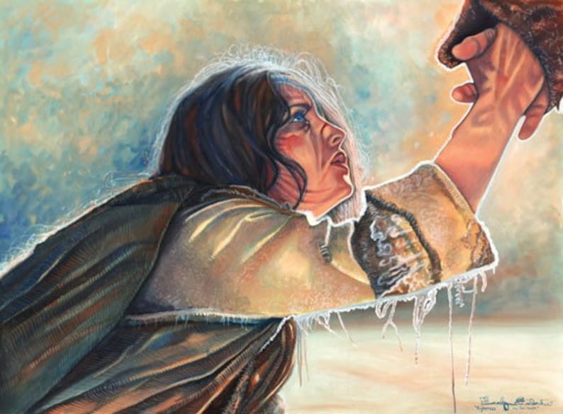 Forgiveness A painting after the movie The Passion image 1