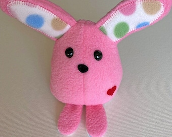 Pink Bunny Rabbit - Stuffed Animal - Plushie - Stuffed Toy In Stock Ready to Ship-Free Shipping