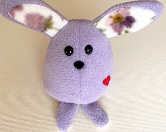 Purple Bunny Rabbit - Stuffed Animal - Plushie - Stuffed Toy In Stock Ready to Ship-Free Shipping