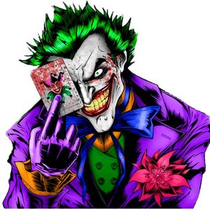 Joker Png Print Tasse und T-Shirt PNG-SVG