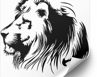 Lion Cub PNG SVG, Baby Lion Clipart, Safari Animal Illustration (Digital Instand Download)
