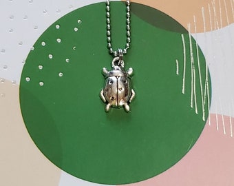 Ladybug Necklace - Ladybug Charm - Ladybug Gift - Ladybug Jewelry - Insect Jewelry - Good Luck Necklace