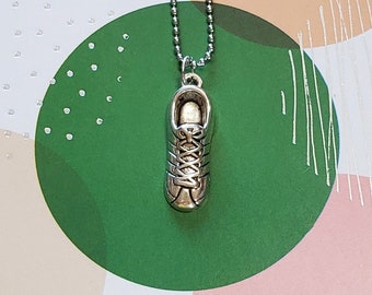 Runing Shoe Necklace - Running Shoe Charm - Running Jewelry - Runners Gift - Track and Field Necklace - Joggers Necklace - Joggers Gift