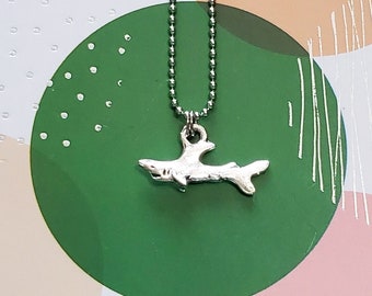 Shark Necklace - Shark Charm - Ocean Jewelry - Sealife Jewelry - Great White Shark Necklace - Shark Lovers Gift - Scuba Divers Necklace