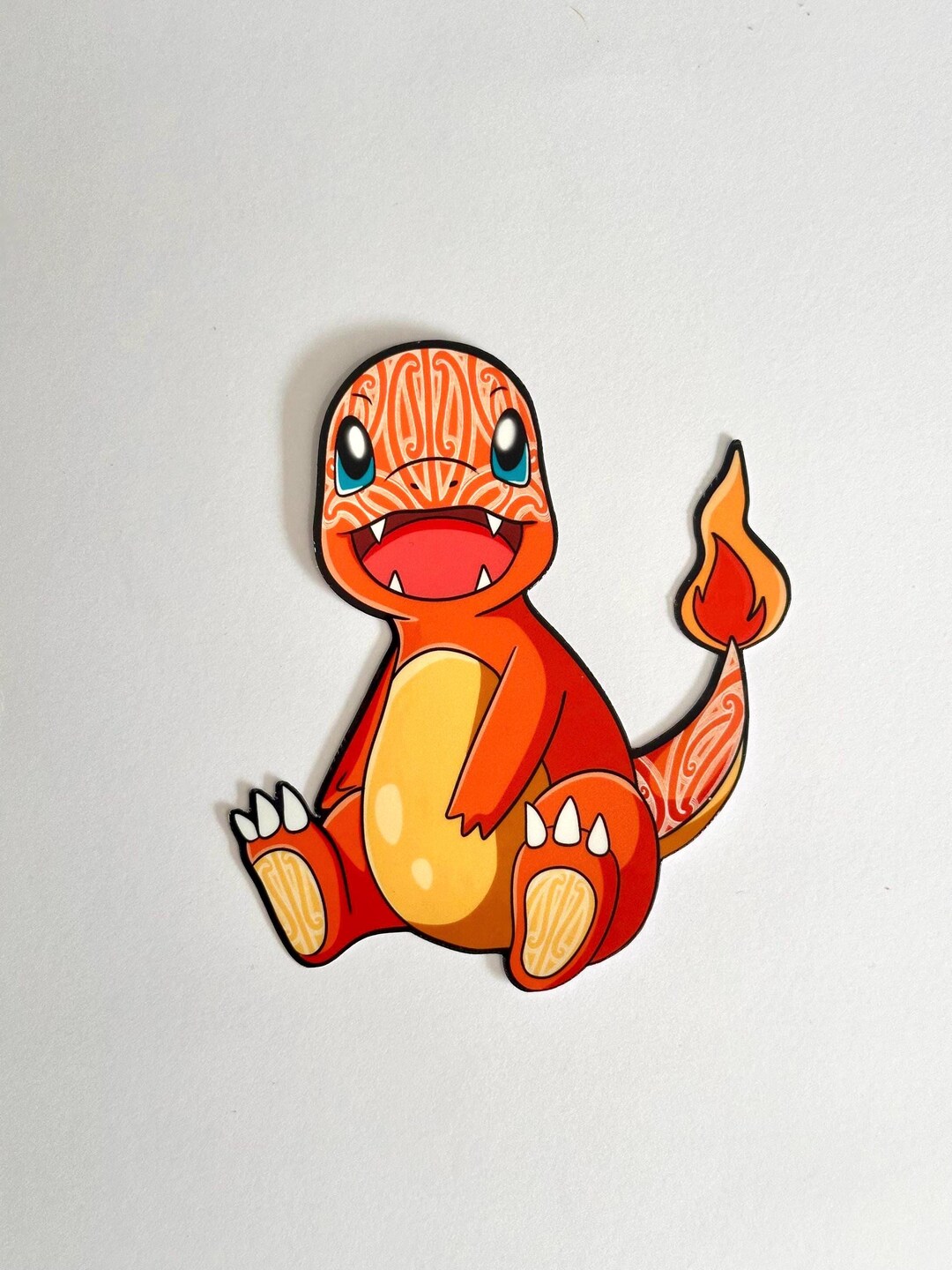 Māori Sticker Pokemon Charmander With Ta Moko Stickers Anime ...