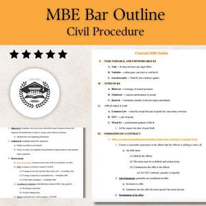 MBE Bar Exam Outline Contacts Bar Prep Contracts Cheat Sheet, UBE Bar Exam Outline, MBE Cheat Sheet, Florida Bar Exam Outlines Contracts