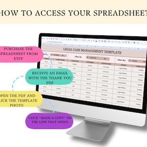 Legal Case Management Template | Google Sheets Project Management ...