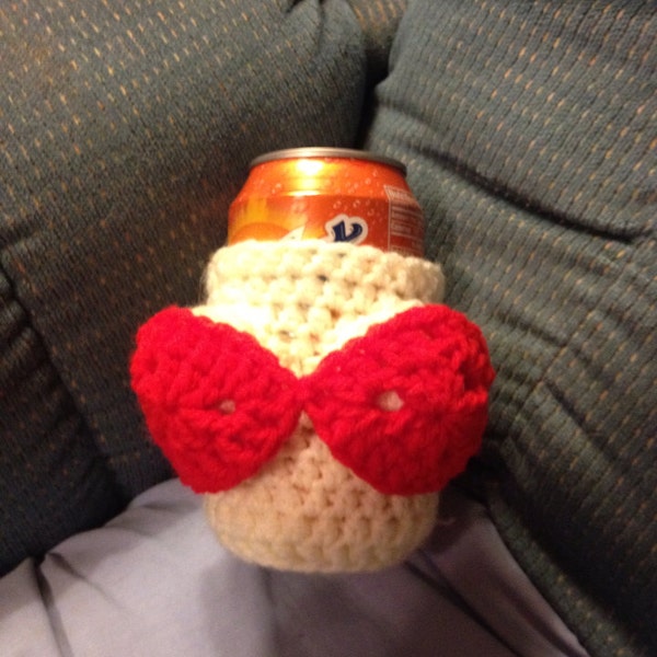 Crochet Boobie Can Cover with Bikini Top