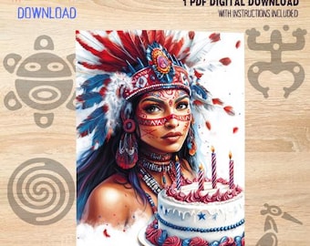 TAINO WOMAN BIRTHDAY