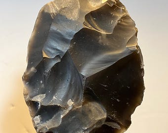 Stone Age Ovate Hand Axe, Knapped With Prehistoric Techniques (made to order)