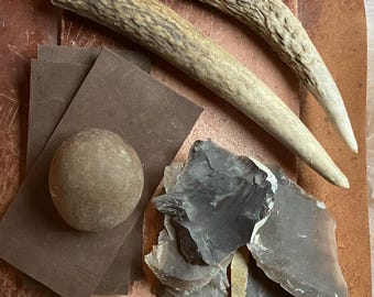 Stone Age Arrowhead Making Kit - Starter set, make your own