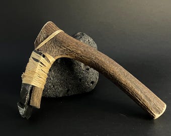 Mesolithic Adze - Antler Handle