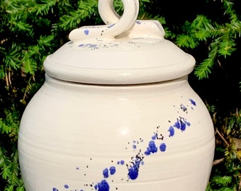 Cookie jar, white