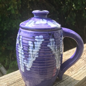 large covered mug, larkspur image 5