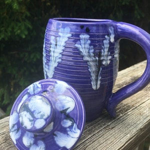 large covered mug, larkspur image 7