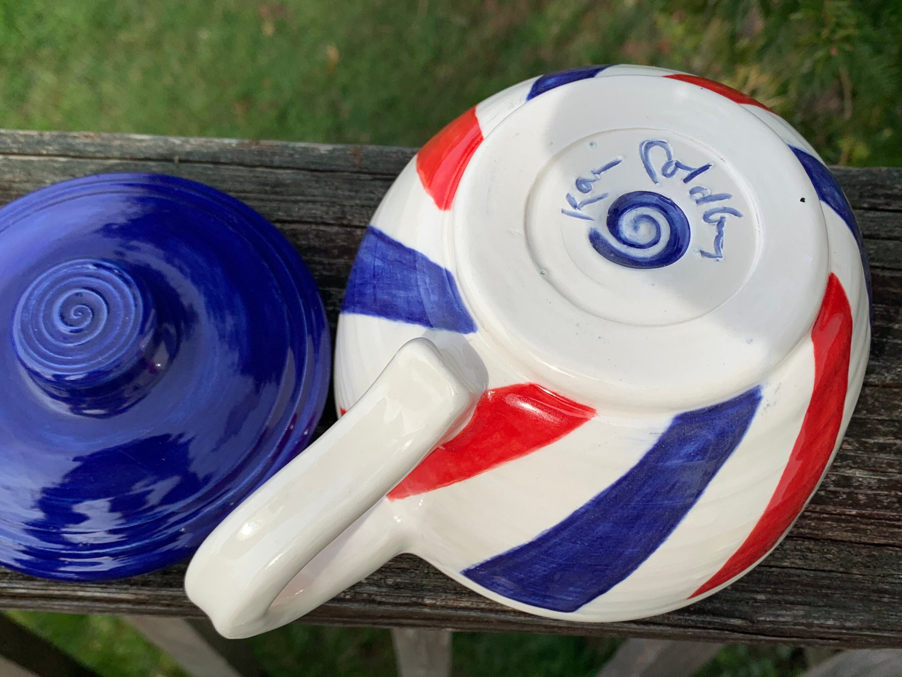 Barber Pole Shaving Scuttle With Lid - Etsy