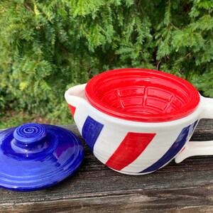 Barber Pole Shaving Scuttle With Lid - Etsy