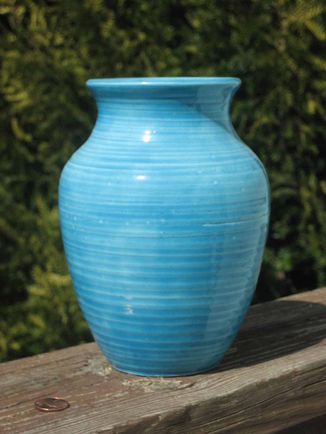 花瓶、ターコイズ - Etsy 日本
