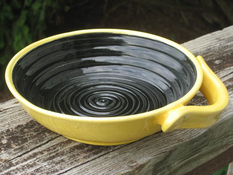 Shaving Bowl With Thumb Handle Etsy