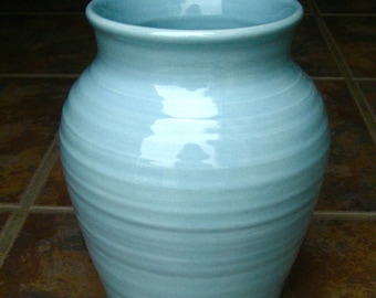 vase, light blue