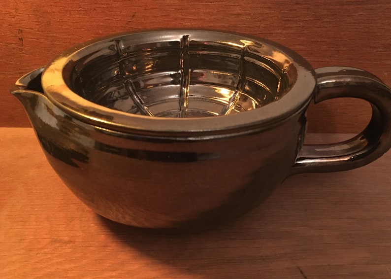 Shaving Scuttle All Antique Brass Etsy