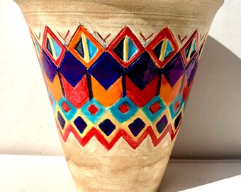 Colorful vase