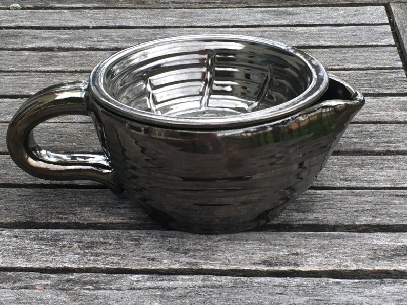 Shaving Scuttle All Antique Brass Etsy