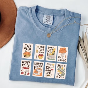 Comfort Colors LA DOLCE VITA Shirt: Italian Summer Graphic Tee